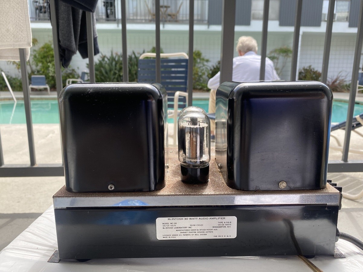 McIntosh 真空管アンプ　mc30 McIntosh MC30 真空管 モノラルパワーアンプペア