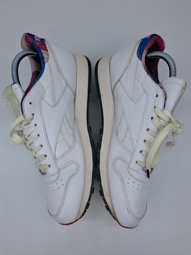 Reebok Classic Munchies Pack Sz 9 1/2 Shoes White Leather Low Top Sneakers 9.5 - Picture 5 of 11