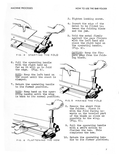 Sheet Metal Working Series- Machine Processes Instruction Manual #1321 - Picture 4 of 12
