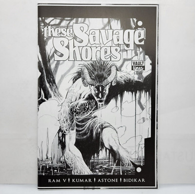 These Savage Shores #1 Black & White Edition 2019 Vault