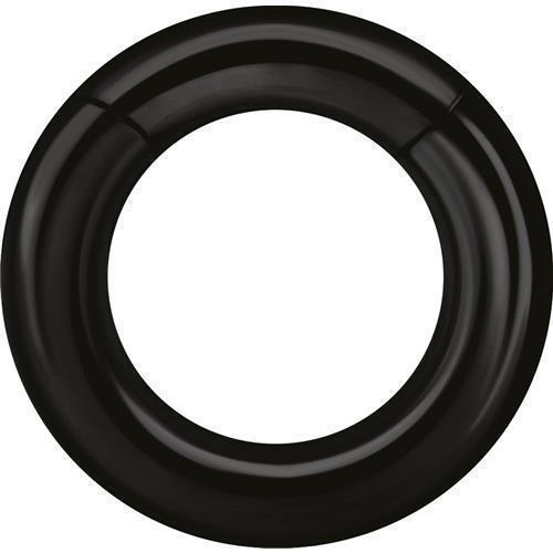 Segmentring Klicker schwarz Intim Augenbraue Lippe Ohr Nase Stahl - Bild 6 von 19