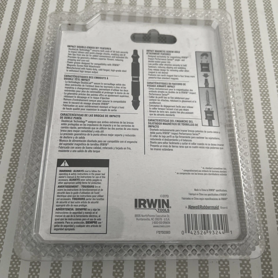 IRWIN® Phillips 2-3/8" Impact Double-Ended Power Drive Bit Set - 5 Pieces - Image 2 of 2