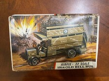 Airfix Red Stripe Vintage Model Kit 1914 Old Bill Bus, a few damaged or missing