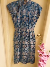  Japanese Style Dress Gorgeous Detailing & Colors Sz.M