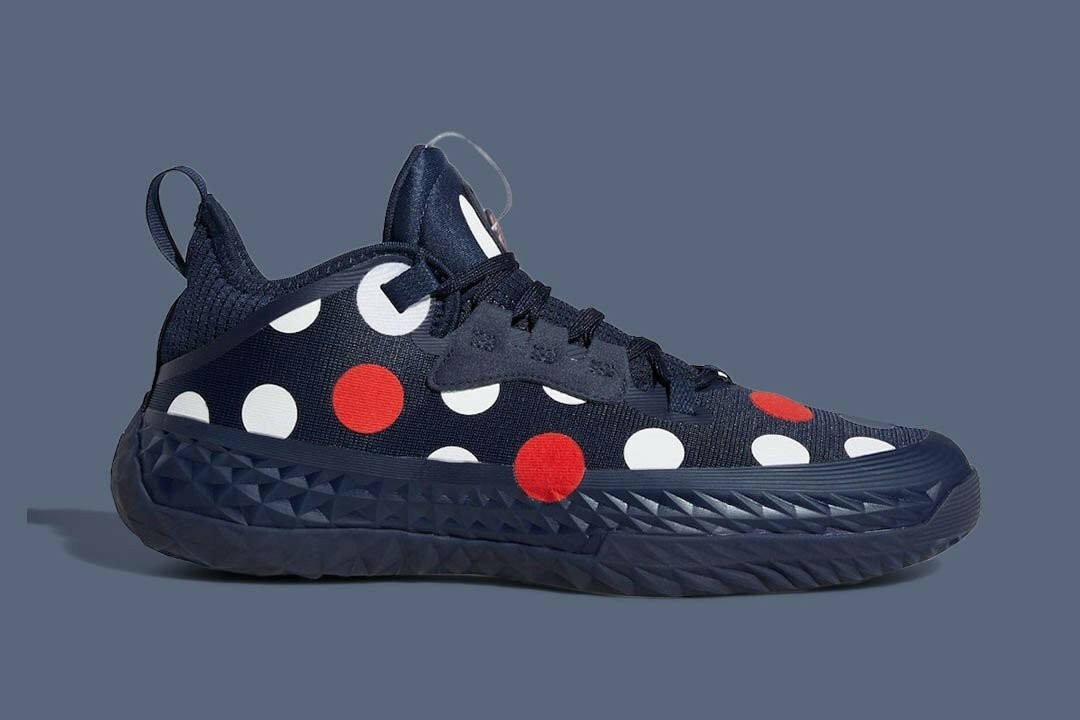 Size 9.5 - adidas Harden Vol. 5 Futurenatural Polka Dot - Team Navy for  sale online | eBay