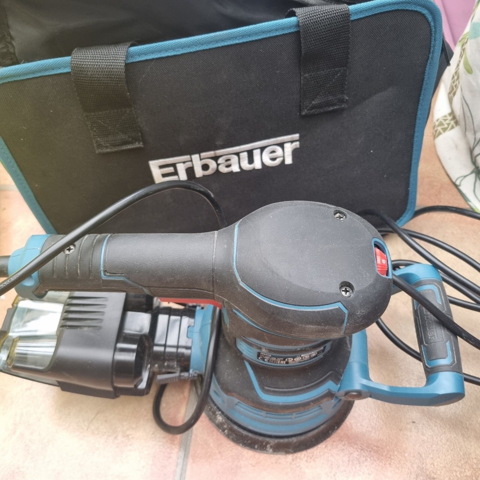 Erbauer Random Orbit Sander Electric ERO450 Variable Speed Compact Tool