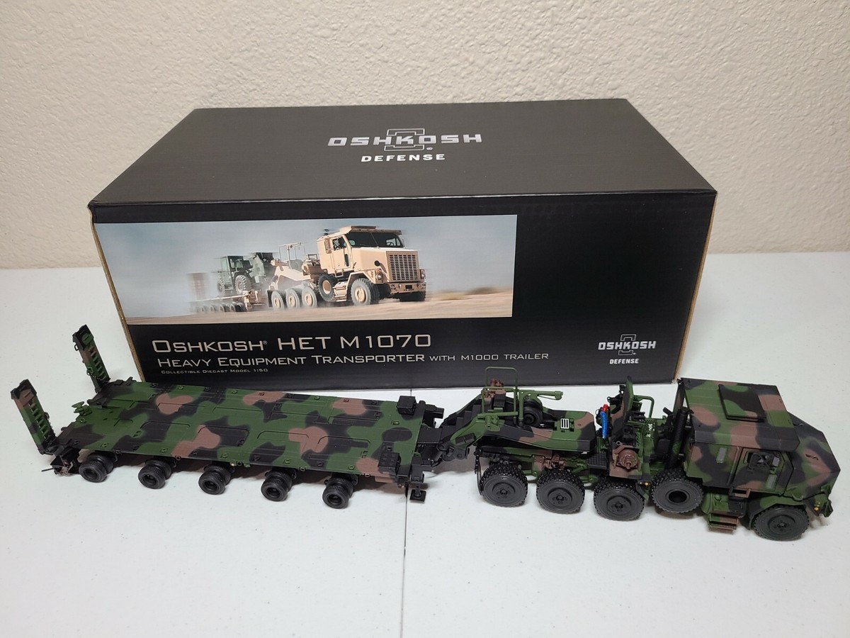 Oshkosh HET M1070 Transporter M1000 Trailer - Sword TWH 1:50 Scale 