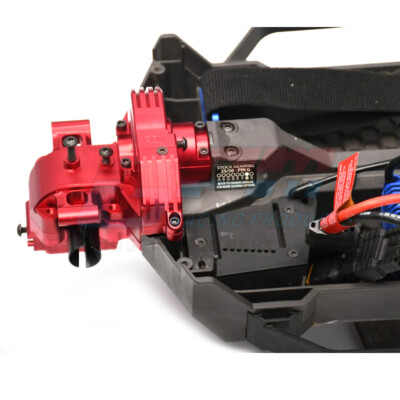 Paratia Posteriore GPM Racing In Alluminio 7075 Arancione Per Traxxas Maxx Slash 1/8 - TS013-OR