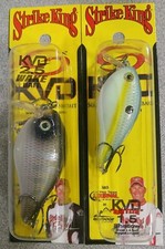 Lot Of (2) Strike King Lures KVD 2.5 Wake & 1.5 Shallow. Look!!