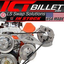 Sbc Driver Side Alternator Power Steering Bracket Kit For Long Water Pump