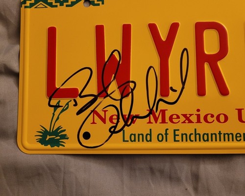 Bob Odenkirk signed LWYRUP License Plate Beckett BAS COA #BL16835 Breaking Bad - Picture 2 of 5