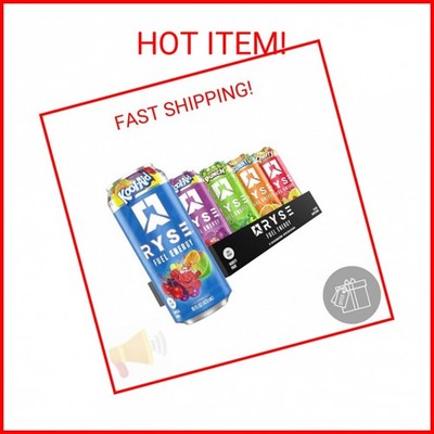 RYSE Fuel Energy Drink - Variety Pack - Sugar Free, Gluten Free & Vegan - 200mg