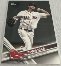 2017 Topps Update Series Baseball Chris Sale Boston Red Sox base card #US100