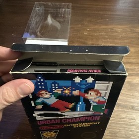 Urban Champion (Nintendo NES 1985) Complete CIB - Hang Tab 5 Screw - Authentic