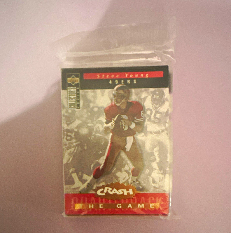 Upper Deck Collectors Choice Crash the Game 1994 Steve Young 49ers 2-Card Pack