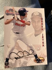 1994 Ted Williams Card Company Derek Jeter #124 Autographed Card