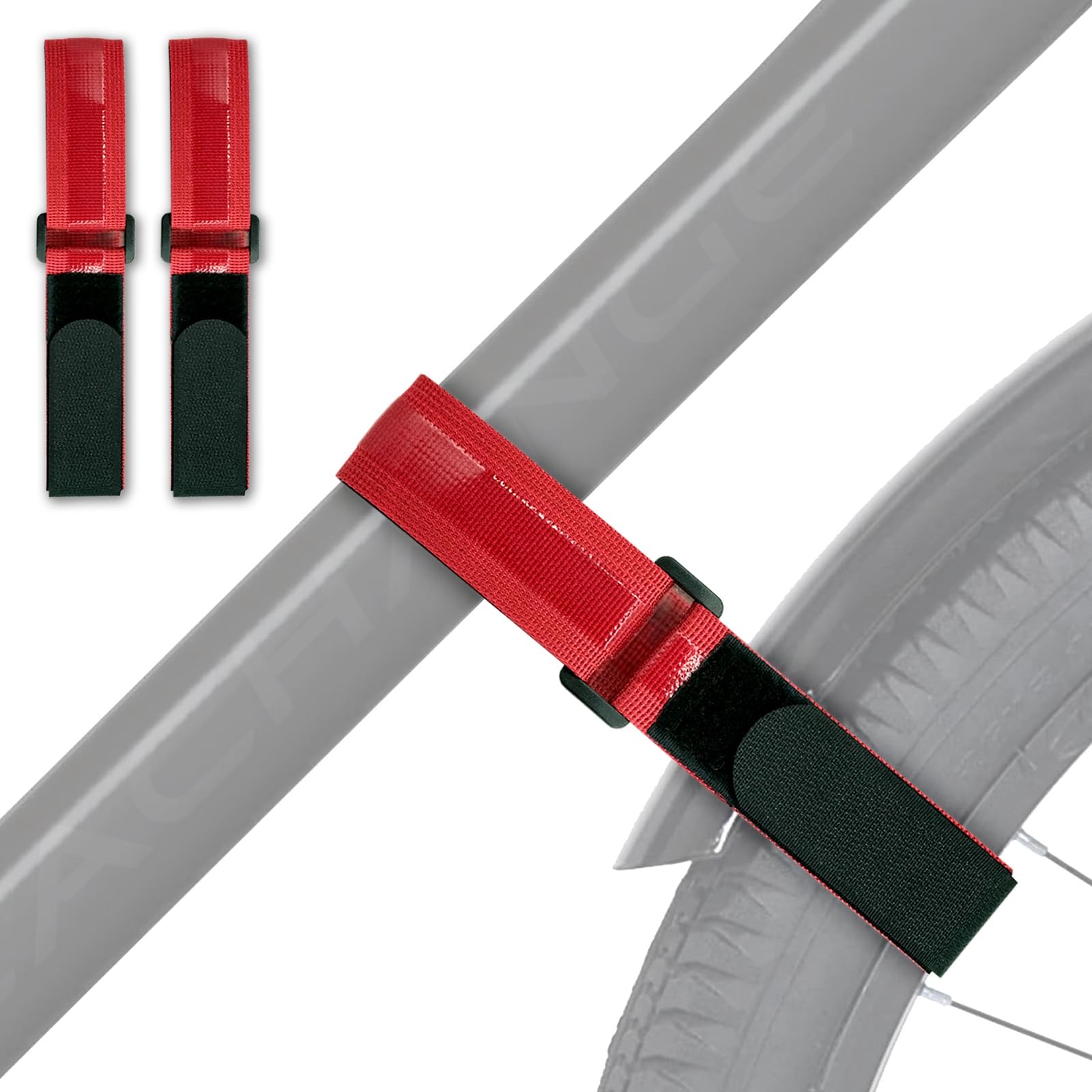 Heavy Duty Stitch Bike Straps for Rack Premium 2PCS Adjustab
