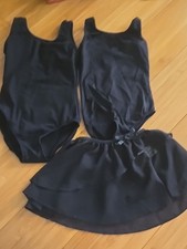 Black Dance Leotard Bundle Size 2/4