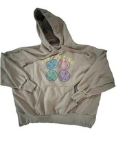 American Eagle Seriously Huggable KEEP SMILING Hoodie Oversized Women's Size S