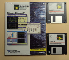 1995 National Instruments LabVIEW Windows NT Demo Manual 2 Floppy Disks Complet