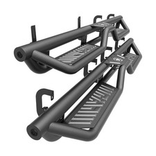 Crew Cab Running Boards Side Steps Compatible for 2007-2018 Chevy Silverado &...