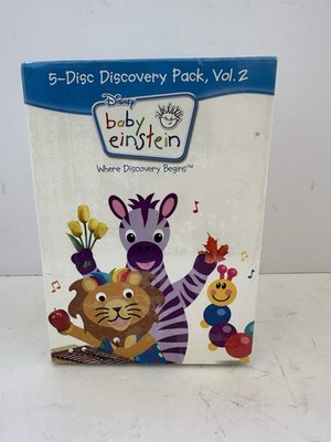 NEW! Disney Baby Einstein Where Discovery Begins Vol 2-5 DVD s