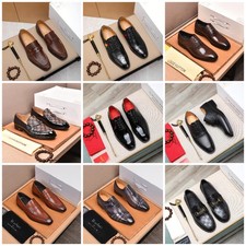 2026Men's Professional Handmade leather shoes dress shoes high quality sz38-46