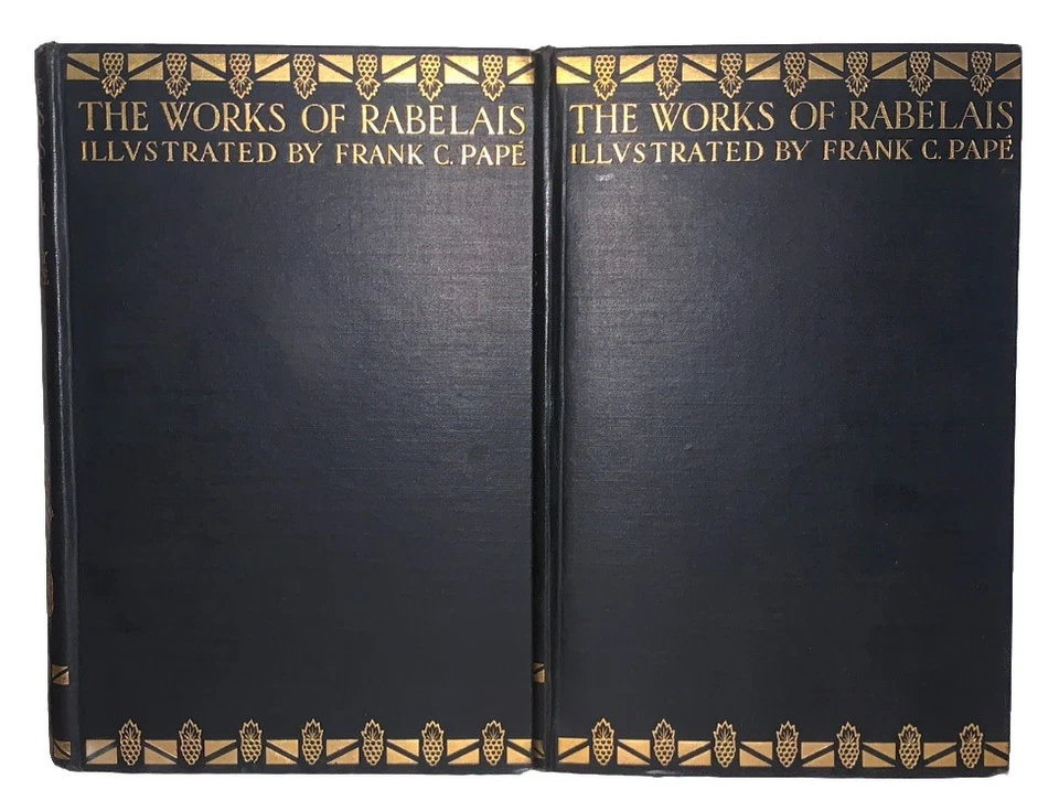 1927, LIMITED EDITION, THE COMPLETE WORKS OF FRANCOIS RABELAIS, FRANK C. PAPE - Image 2 of 4