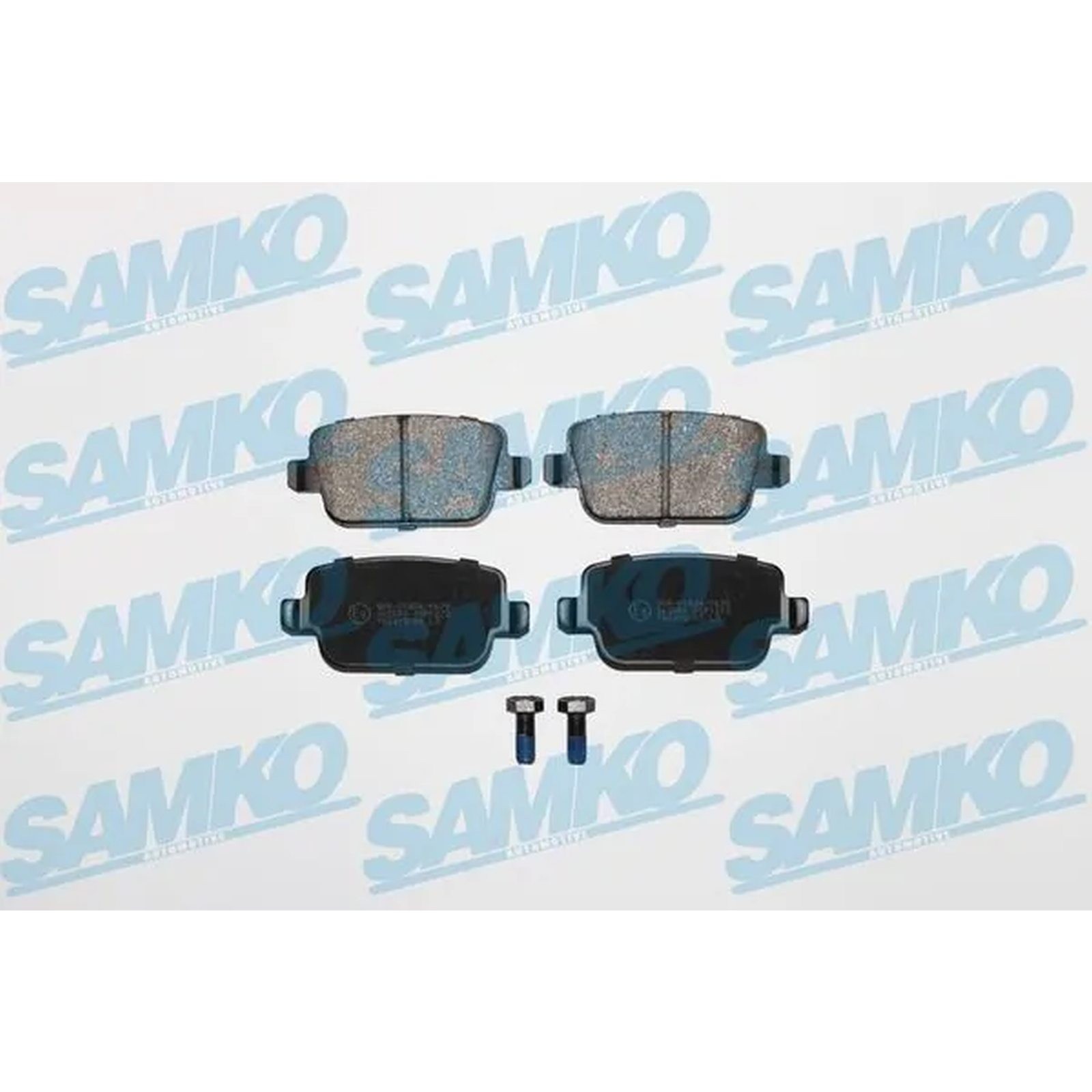 1x ORIGINAL® SAMKO Bremsbelagsatz, Scheibenbremse Hinten für Ford FOCUS II