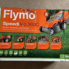Flymo Speedi-Mo 360C Electric Wheeled Lawn Mower. 1500W. Cut 36cm. New. Free P&P