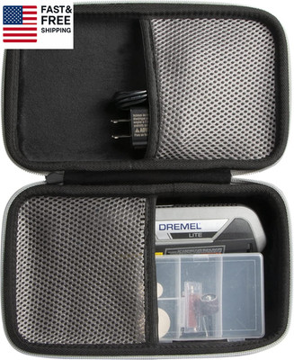 Hard Carrying Case Compatible with Dremel Lite 7760 N/10 4V Li-Ion Cordless Rota
