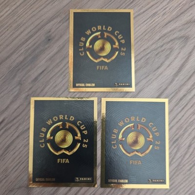 3x 2025 Panini FIFA Club World Cup USA Album Sticker Official Emblem #2 Logo