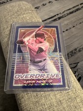 Aaron Judge 18 Purple Velocity 2021 Panini Chronicles Overdrive Baseball Card