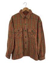 Supreme 22AW Heavy Flannel Shirt Long Sleeve Shirt L Cotton YLW Check