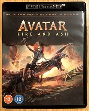 Avatar Fire and Ash UK 4K Ultra HD (UHD) + Blu-ray Bonus Disc *NO MOVIE BLU-RAY*