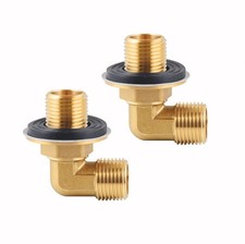 Wall Mount Commercial Faucet Installation kit,Brass 90 dergee backsplash Moun...
