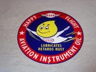 VINTAGE ESSO OIL DROP BOY 😃 AIRPLANE AVIATION PORCELAIN METAL GASOLINE OIL SIGN