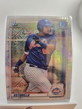 2020 Bowman Chrome Prospects Wilfred Astudillo #BCP-37 Mojo Refractor (RC) Mets
