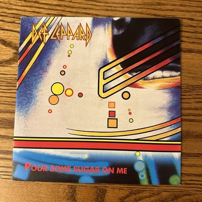 Def Leppard   Pour Some Sugar On Me - Vinyl 7'' Single UK Import - VG+