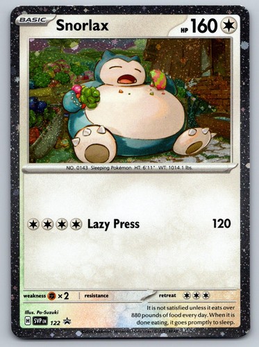Snorlax Holo Promo Scarlet & Violet Promo 122 NM