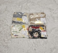 BURT'S BEE BABY Two Piece Long Sleeve Pajama Set BUNDLE Size 3T NEW Set of 4 PJS