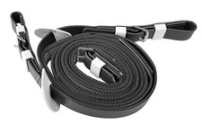 S-Grip Reins - Black / White Pony                    FREE POSTAGE