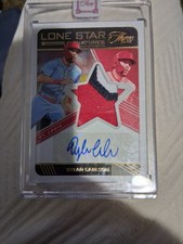 2022 Panini Three and Two - Lone Star Signatures Dylan Carlson #LSS-29 /35 (AU,