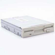 3.5" Sfd-321b Internal Fixed Computer Floppy Disk Drive Ide Pata Eide White 