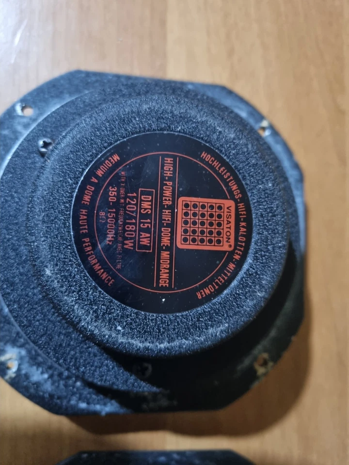 Midrange DSM 15 AW Visaton 2 driver (vintage) - Immagine 3 di 4