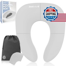 Jool Baby Folding Travel Potty Training Seat Fits Round  Oval Toilets Gray