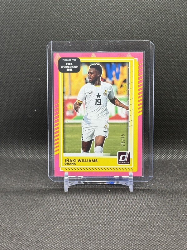 Inaki Williams 2025-26 Donruss Road to World Cup 26/45 - Ghana