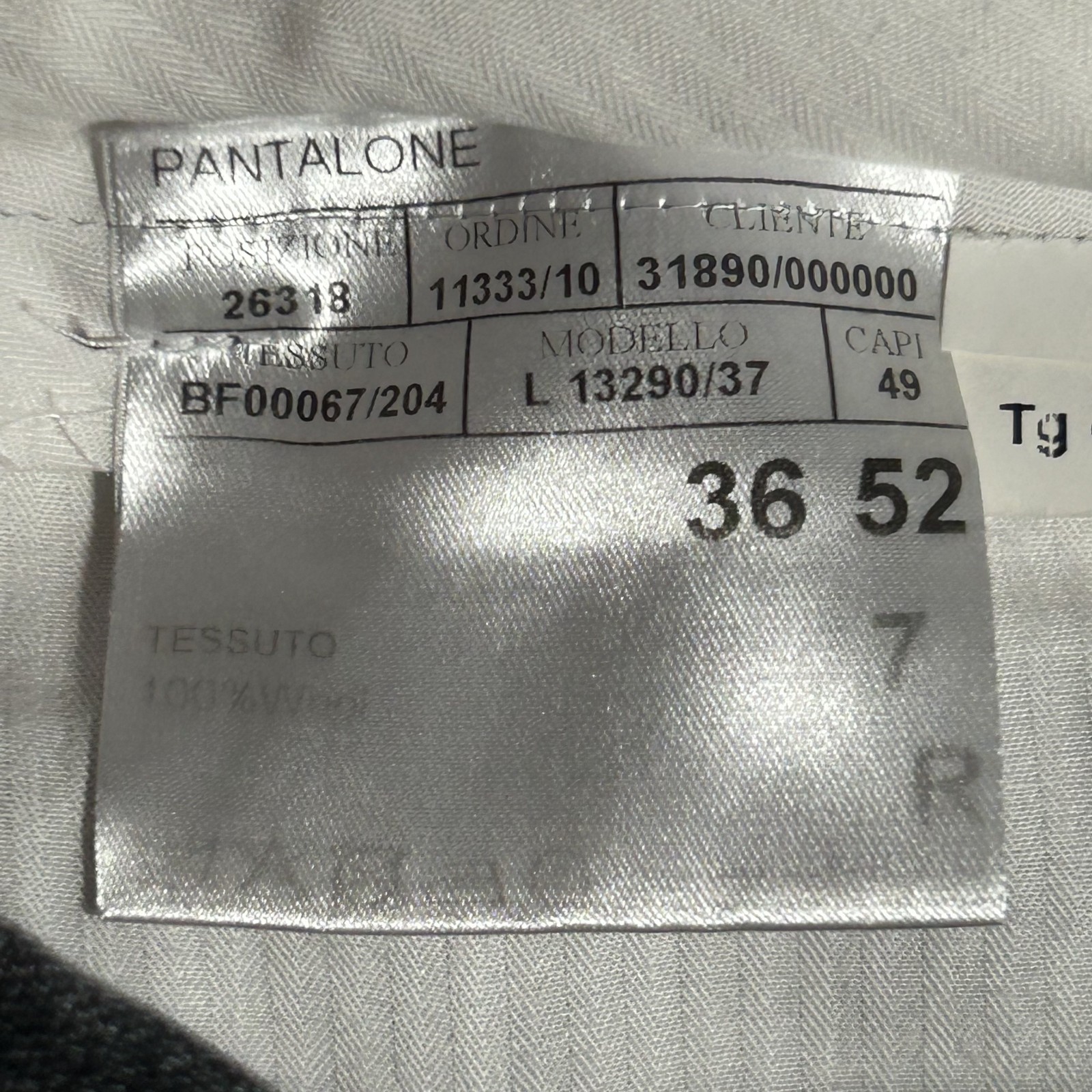 CANALI Current 1934 Solid Grey 100% Wool Luxury P… - image 17