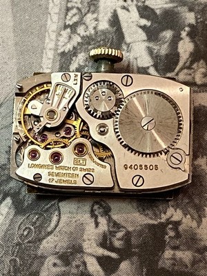Vintage Longines Men's Watch Movement Caliber 9LT - 17J - Good Balance