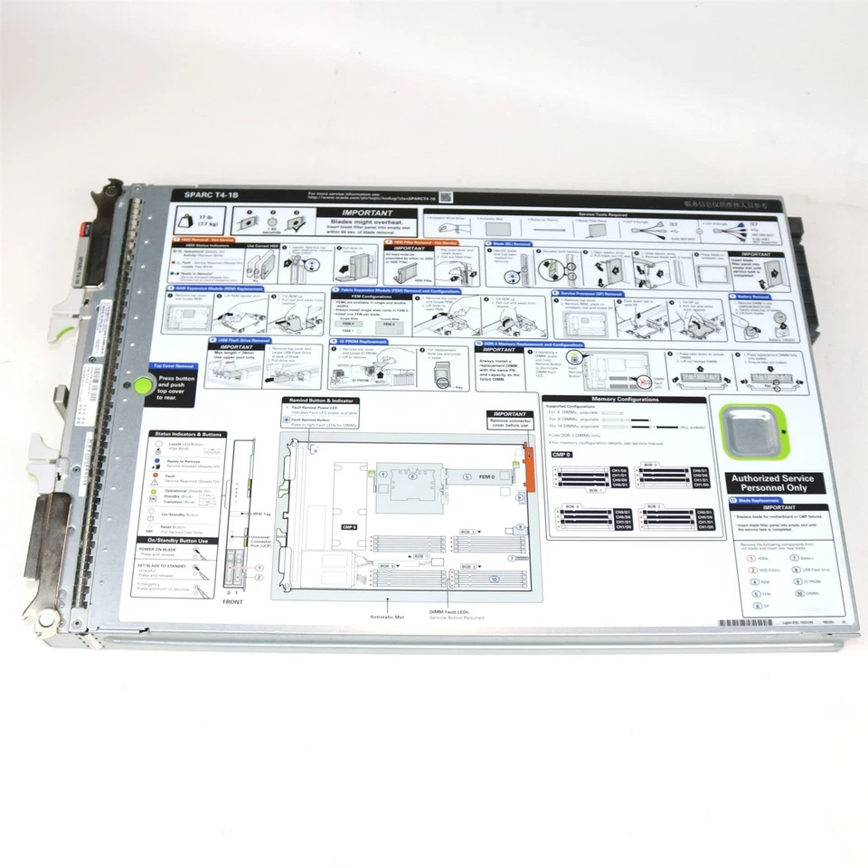Sun / Oracle SPARC T4-1B Motherboard Assembly 7050464 | 1x 8-Core 2.85GHz CPU - Image 4 of 4